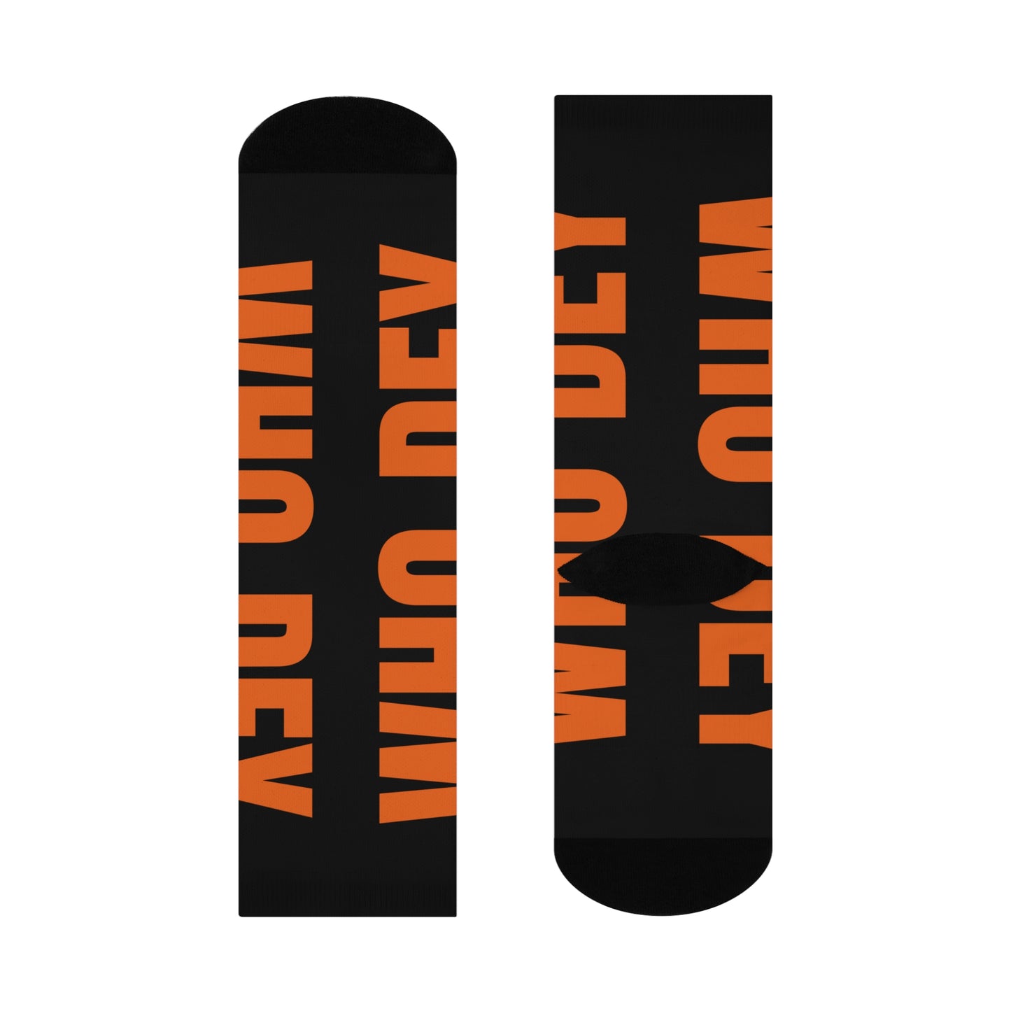 Who Dey Black Socks