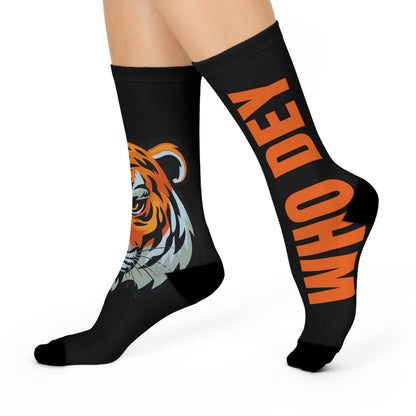 Who Dey Black Socks