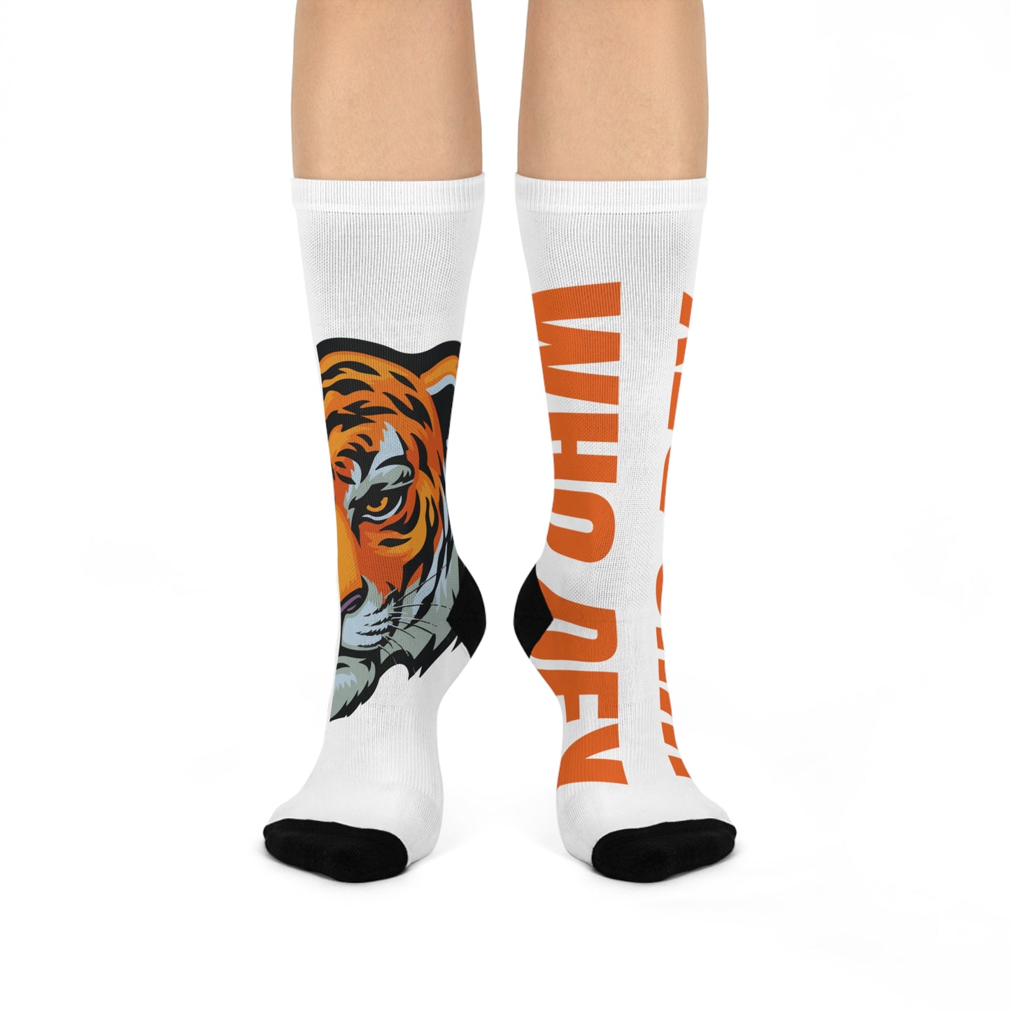 Who Dey White Socks