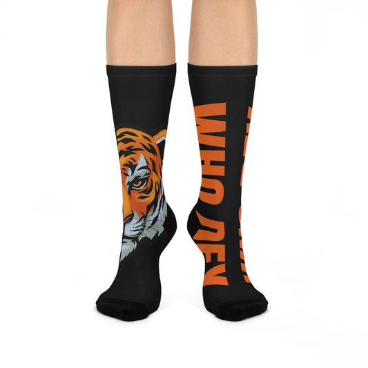 Who Dey Black Socks